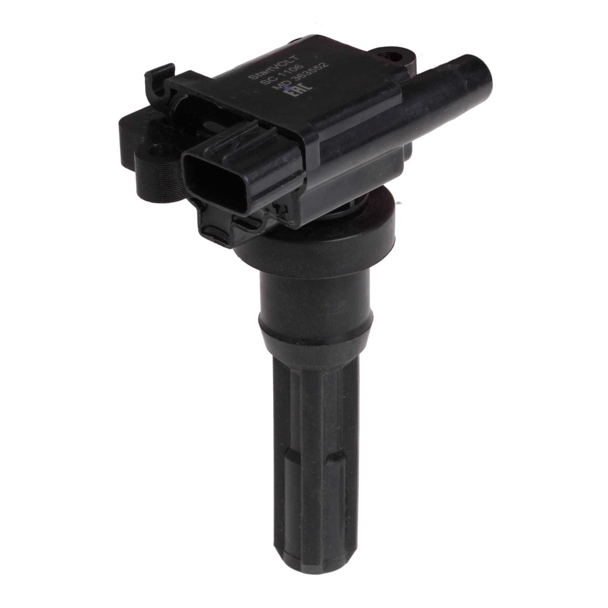 Катушка зажигания для автомобилей Mitsubishi Lancer IX (03-)/Outlander I (03-) 2.0i StartVolt
Катушка зажигания для автомобилей Mitsubishi Lancer IX (03-)/Outlander I (03-) 2.0i StartVolt