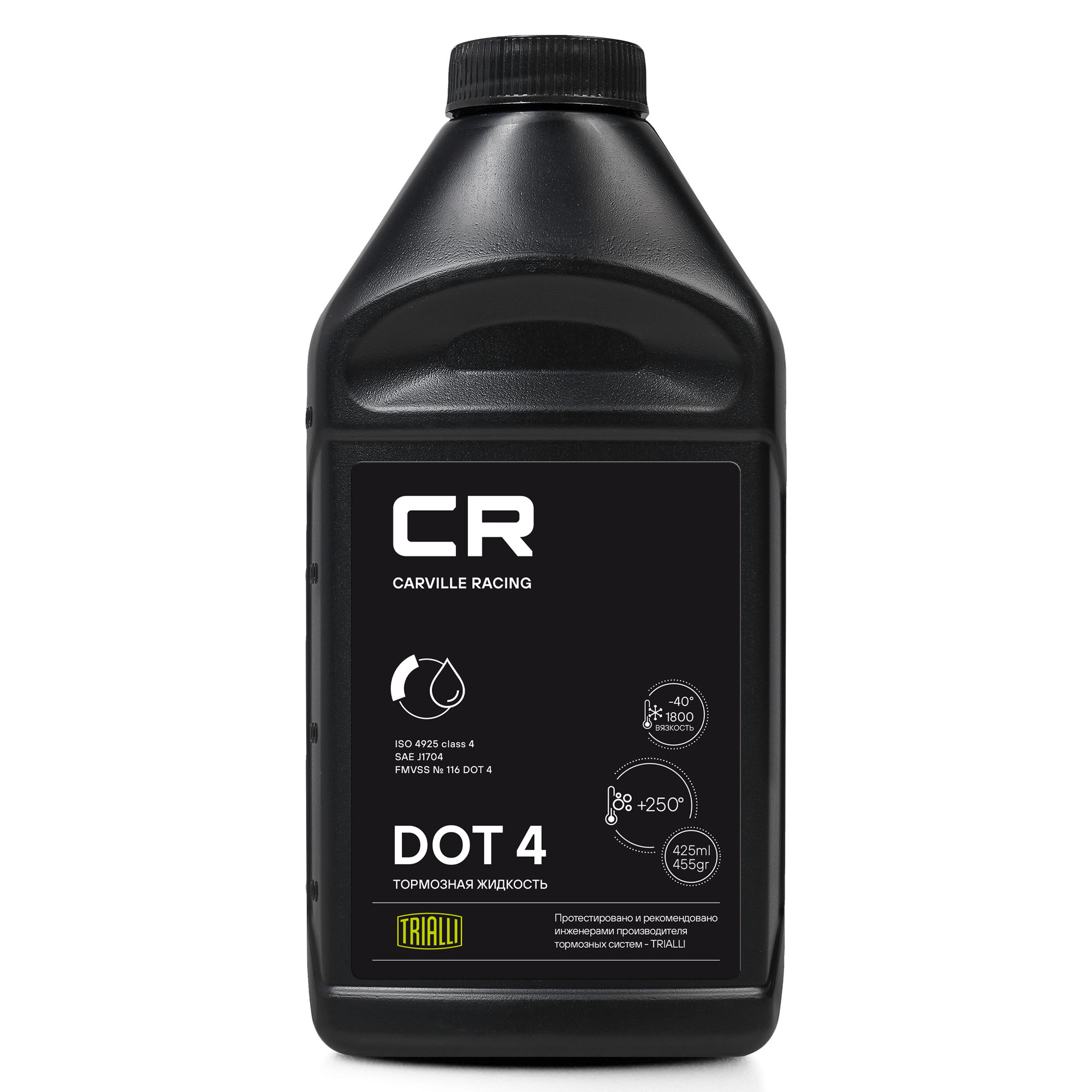 

Тормозная жидкость DOT 4, 425мл/455гр Carville Racing