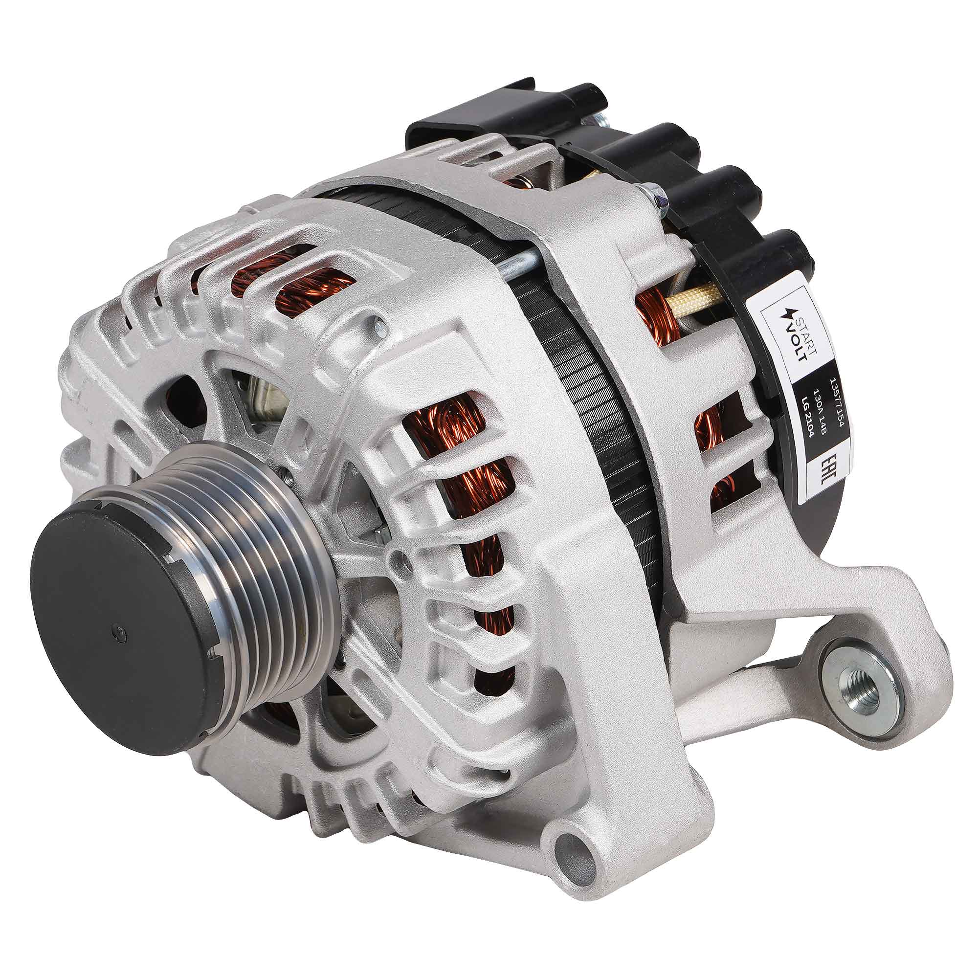

Генератор для автомобилей Opel Astra J (10-)/Mokka (13-) 1.4T 130A StartVolt