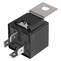 Реле автомобильное 4 контактное 12V 30A (с кронштейном)